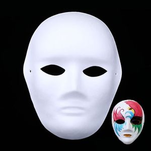 DIYの手描きのマスク全面環境紙パルプマスクマスカレイドGSBearのためのアート絵画マスク