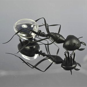 Big Solar Ant Populära barnleksaker Magic Solar Powered Ant Insekt Spela Lär dig pedagogiska Solar Novelty Leksaker för barn med OPP-väska