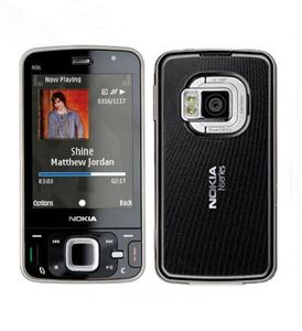 원래 노키아 N96 16기가바이트 저장 3G WIFI GPS 카메라 5MP 전화를 단장 단장 잠금 해제