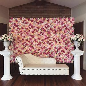 JR0108 Free Shipping Hot Sale Cheap Christams /Festive/Party/ Wedding Stage Artificial Befutiful Silk Flower Wall Backdrop Decorative Flower