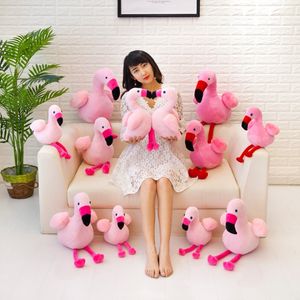 Flamingo Brinquedos de Pelúcia Rosa Flamingo Stuffed Dolls Stuffed Animal Toy Casa Travesseiros Almofada Presente de Natal 30 CM Frete Grátis DHW1646