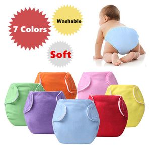 Mix 6 pieces Baby Cloth Diaper with inserts Wholesale Reusable Nappies Adjustable Cover Washable Free Shipping