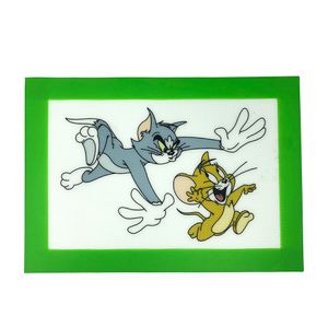 Tom and Jerry new Heat resistance non-stick silicone baking mat anti slip mat dab wax oil extracts custom mats
