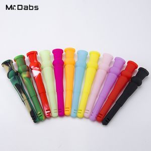 Tubi in silicone per vendita al dettaglio Accessori per fumatori con tubo in silicone da 135 mm di lunghezza per fumare pipa ad acqua in vetro bong su mr dabs