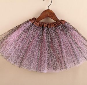 Горячая распродажа розовый леопард зерна новорожденных девочек юбка танца платья мягкая пачка балетная юбка дети pettiskirt одежда