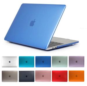 Hard Crystal Clear Case Cover Hylsa för MacBook Air Pro Retina 11.6 12 13.3 15.4inch Pro 13 A1706 A1708