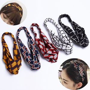 Bohemian Lolita Kontrol Basit Kafa Türban Kız Spor Yoga Makyaj Hairband Şapkalar Yaz Plaj Parti Başlığı Headwrap Saç Aksesuarları