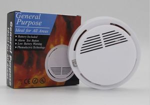 Smoke Detector Alarms System Sensor Fire Alarm Detached Wireless Detectors Home Security High Sensitivity Stable LED with 9V Battery LLFA