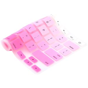 Colorful Silicone Keyboard Cover Keypad Skin Protector For Apple Macbook 11"13" 15" Rainbow Laptop Keyboard US Version