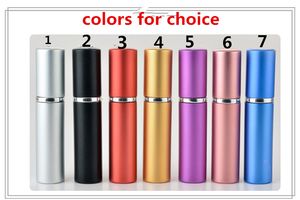 2019 Ny gratis Epacket 5 ml Mini Portable Refillable Parfym Atomizer Colorful Spray Bottle Empty Parfume Bottles Fashion Parfym Bottle Bottle