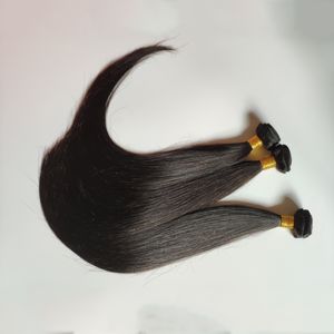 Wholesale virgin cuticle human hair weft for sale - Group buy Beauty sexy Indian remy Hair weft Natural Color and Black b Full cuticle aligned Unprocessed Brazilian virgin human Hair in stock