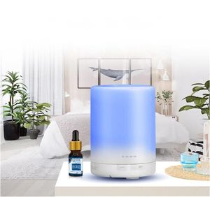 300 ml Aroma Esansiyel Yağı Difüzör Ultrasonik Hava Nemlendirici Mist Maker 7 Renk LED Işık ile Difüzif Difüzör Nemlendiriciler