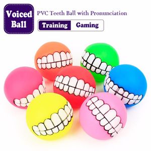 Pet Puppy Dog Funny Ball Teeth Silicon Chew Sound Dogs Play New Funny Pets Dog Puppy Ball Teeth Toy