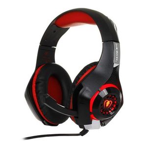 Nowy BEEXCELLET GM-1 Słuchawki Gaming 3,5 mm USB Przewodowe Headphones Headphones z MIC LED Light Stereo Game Zestaw słuchawkowy dla PC / PS4 Gamers