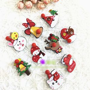 Cartoon bebê meninas da árvore de Natal cervos urso Crianças Princesa Barrette Moda Xmas Crianças Hairpin Grils Cabelo Acessórios Y785