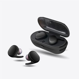 Professionell Vattentät Touch Sport Wireless Earphuds TWS Mini Bluetooth Hörlurar med strömförvaring Arrangör hörlurar för iOS Android