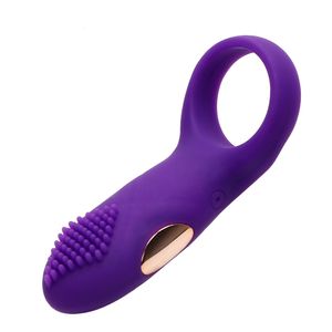 Vibrating Penis Ring Sex Toys for Men Couple Bullet Vibrator Cock Ring Clitoris Stimulator Delay Ejaculation 12 Speed