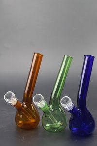 Kolorowy mini szklany palnik oleju bong wodny dla platform DAB Bongs Ash Catcher Hookahs Paling Bubbler