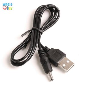 USB DC 3.5mm Güç Kablosu USB A Erkek 3.5 Jack Konnektör 5 V HUB USB Fan Güç Kablosu için Güç Kaynağı Şarj Adaptörü 60 cm 900 adet / grup