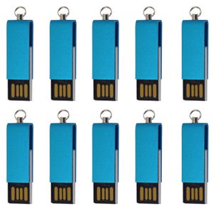 Gratis frakt bulk 10st 512MB Mini Swivel USB 2.0 Flash -enheter Roterande pennkörningar tumlagring för PC MacBook USB Memory Stick Färgglad