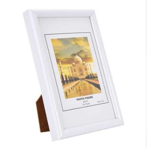 Wholesale diy a frame desk resale online - ZUCZUG x15cm inch White Photo frame DIY Gift For Baby Design Wooden Photo Frame DIY Picture Frames Art Home Desk Decor
