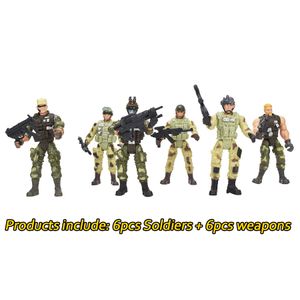Wymienny Counter-Strike Warrior Żołnierze Model Zabawki 360 Stopni Rotacja Chłopcy Wojskowy Model Żołnierze Zabawki Dla Dzieci Zabawki Edukacyjne