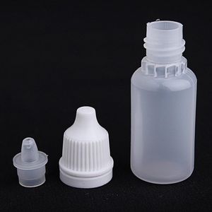 20 g leere, nachfüllbare, zusammendrückbare Tropfflasche aus Kunststoff, tragbarer Augenflüssigkeitsbehälter mit Schraubverschluss, Behälter für ätherische Öle (20 ml)