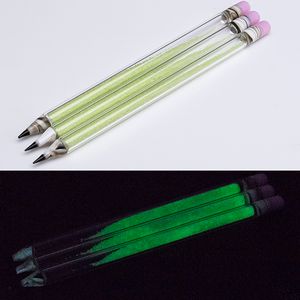 Colorful Sand Glass Pencil Dabber Glow In Dark Pyrex Glass Pencil Dabber Sand Dabble Dab Rig Bong Water Pipes 749