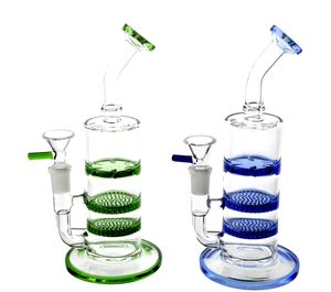 Bongo de vidro equipamentos de petróleo Favo De Mel / tornado perc tubos de água grande joint dab rigs bongs frete grátis