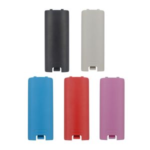 Multicolor 5 Cores Bateria Bateria Porta da porta de volta tampa da tampa para wii controlador remoto de alta qualidade navio rápido