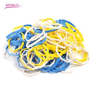 300Pcs Multicolour Super Elastic Tattoo Octagon Rubber Band For Tattoo Machine Gun Tool Kit Supply