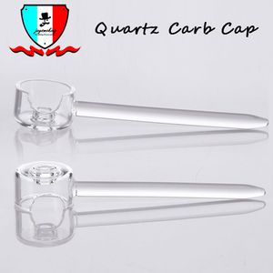 Quartz Karbonhidrat Kapağı Dia 15.5mm 22.5mm Banger Sigara Aksesuarları Yan Cam Bong Dab Teçhizatları 420