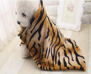 Warme Haustier-Hundekatzen-Flanell-warme Decken, Tigerstreifen, Regenbogen, Zwinger, Bettwäsche, Matte, Pat für Teddy, kleine Hunde, Fleece-Bettdecke