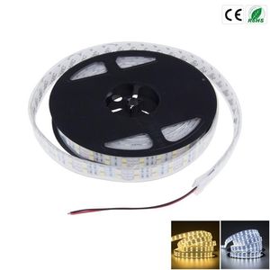 100m/lots Waterproof SMD 5050 RGB Double Row LED Strip Flexible light DC12V 5M 600LEDs Silicone Tube For Swimming pool