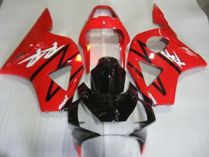 Bezpłatne niestandardowe wróżki Zestaw do Honda CBR900RR 2002 2003 CBR954 Black Red Fairing Kit 02 03 CBR954RR CBR 954RR HZS11