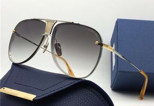 Мужчины золото / серый затененных Pilot Sunglasses LIMITED EDITION Мода Классические Пилотные Солнцезащитные очки Оттенки Новый с первоначально случаем