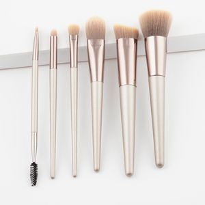 champaign gold Makeup brushes set 6pcs professioanl cosmetic brush for eyeshadow DHL free BR014