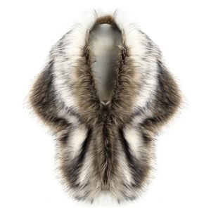 Nuovo 2018 Donna Donna Luxury Faux Fur Vest Cappotto Inverno Warm Spessa Elegante Matrimonio da sposa Pelliccia bianca Scialli Mantelle Giacca H1