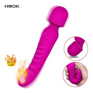 大人のための柔らかい加熱ディルドのバイブレーターのおもちゃ7モードの振動膣と肛門オナニーのマッサージ玩具防水シリコンエロティックおもちゃY1890803