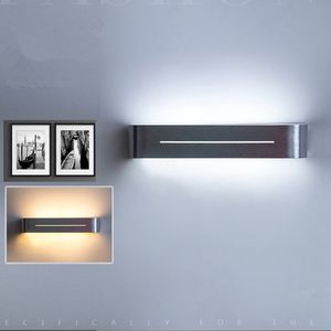 Inomhus LED-vägglampa 12W 8W AC85-265V 48cm 28cm Linjär aluminium 100lm / w Lampor Vit varm belysning direkt från Shenzhen China Wholesales