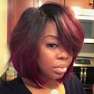 Wholesale bob cut hairstyles for black women for sale - Group buy new Wavy Ombre Full Lace Human Hair Wigs Bob Hairstyles Coolest Celeb Cut Lace Front Wigs with baby hair For Black Women