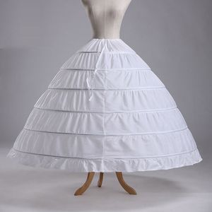 Real Simple Cheap Ball Gown 6 Hoops Petticoat Wedding Slip Crinoline Bridal Underskirt Layes Slip Skirt Crinoline For Quinceanera Dress
