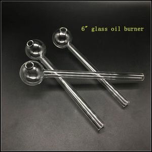 Cheapest Hookahs 6 Inch Glass Oil Burner water Pipe For Tobacco Smoking Accessories