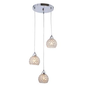 Modern Crystal Dining Room Ceiling Pendant Lights Glass Cups Stair Case Pendant Lamp Bar Counter Hanging suspension Lighting Fixtures