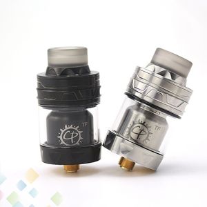 Original Advken CP TF RTA MM Atomizer ml Capacity Gold plated Pin Drip Tip SS Black Colors Fit Mods DHL Free