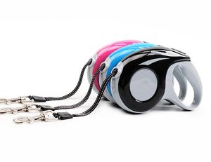 Durable Automatic Pet Dog Leashes Extending Traction Rope Retractable Pets Dog Collars Pet Leads 3M 5M c804