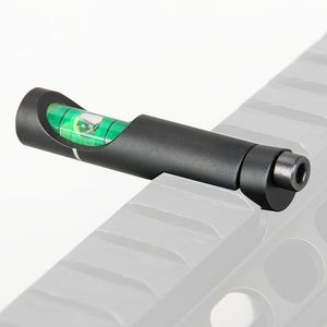 Alloy Spirit Bubble-nivå för 11mm Picatinny Weaver Rail Tactical Rifle/Airsoft Scope Spirit Level Hunting Accessories CL33-0215