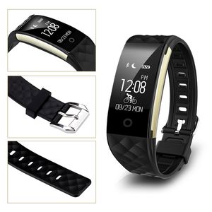 Smart Screen pulseira relógio Heart Rate Monitor IP67 Esporte Academia perseguidor inteligente Relógio de pulso Cor Bluetooth Smartwatch Para IOS Android