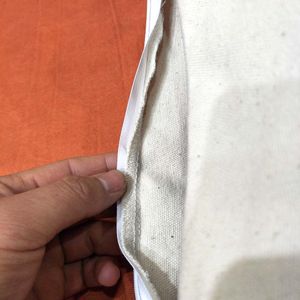 12オンスの厚さの普通の天然綿キャンバス枕ケースナチュラルライトアイボリー空白の枕カバー18 18インチの枕カバー付きzip201l
