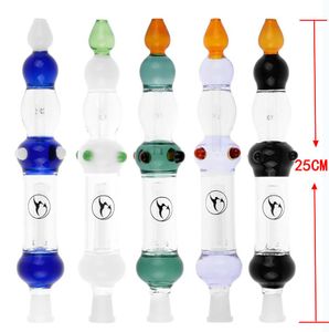 DHL High Quality 2.0 Micro NC 14mm Top Grade Glass Pipes Glass Bongs for Water Smoking Pipes